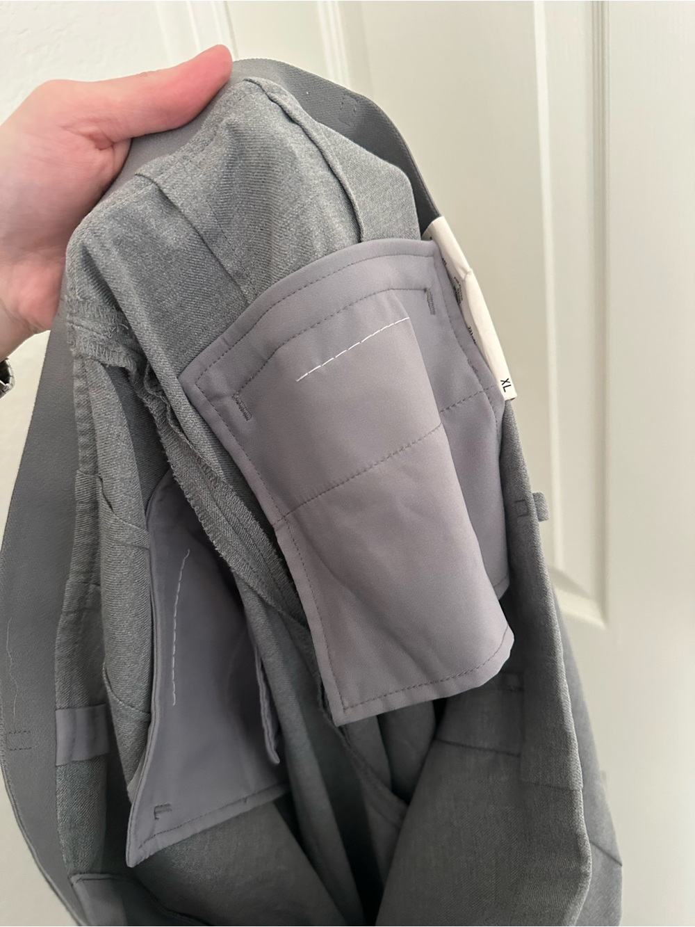 Uniqlo Women’s EZY Smart Ankle Pants Light Gray Size XL - Picture 6 of 7